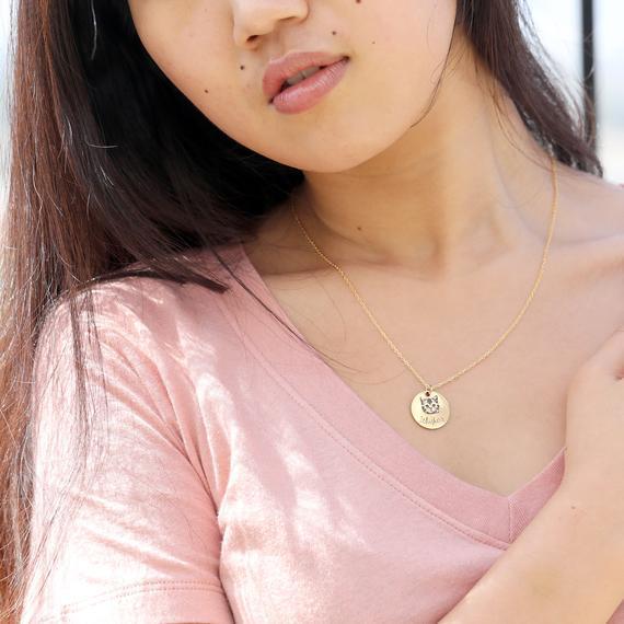 Necklace with a portrait of your pet