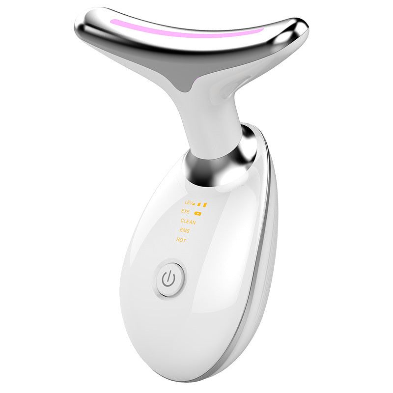 Nacklyft & uppstramande massager – Elektrisk mikrostötsapparat mot rynkor