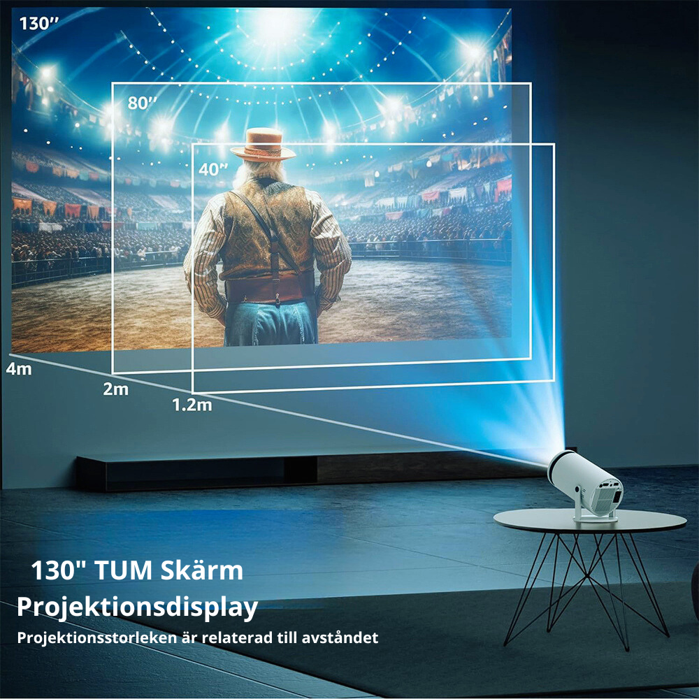 Home HD Projektor Bluetooth Portabel Mini 4K Mini Telefon Y5S Hemmabio Projektor