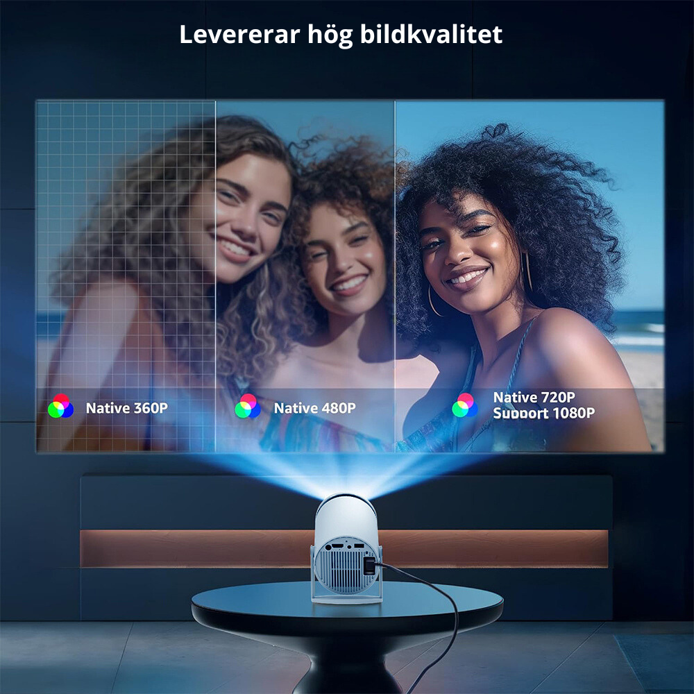 Home HD Projektor Bluetooth Portabel Mini 4K Mini Telefon Y5S Hemmabio Projektor