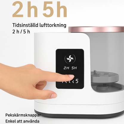 Elektrisk-automatiskt rengöringsställ för make‑up‑borstar