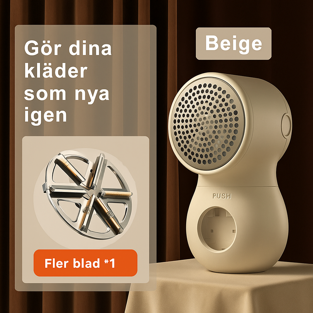 Ny ludd- och hårborttagare – Elektrisk trimmer med smart LED-display, USB-laddning