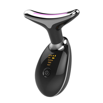 Nacklyft & uppstramande massager – Elektrisk mikrostötsapparat mot rynkor