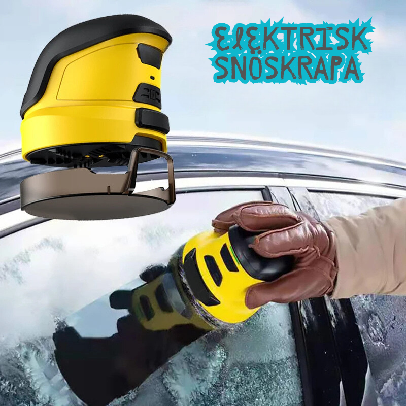 Elektrisk is-snöskrapa