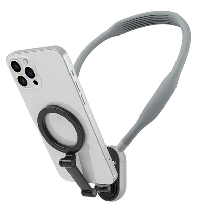 Silikon magnetsfäste för mobiltelefon för hals – med MagSafe magnet